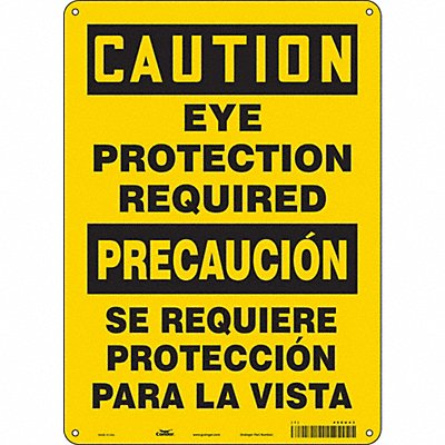 Safety Sign 14 inx10 in Polyethylene