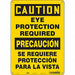 Safety Sign 14 inx10 in Polyethylene