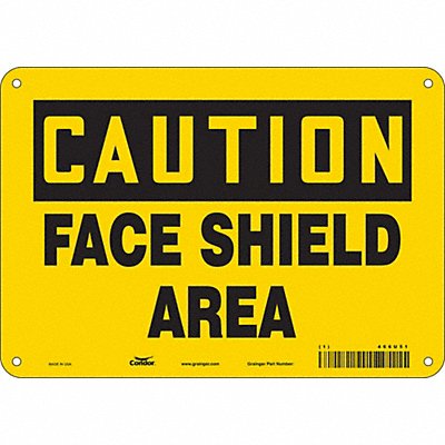 Safety Sign 7 inx10 in Polyethylene
