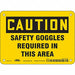 Safety Sign 5 in x 7 in Polyethylene