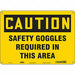 Safety Sign 10 inx14 in Polyethylene