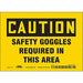 Safety Sign 5 in x 7 in Vinyl