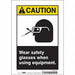 Safety Sign 10 in x 7 in Vinyl