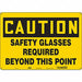 Safety Sign 14 inx20 in Polyethylene