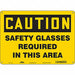 Safety Sign 10 inx14 in Polyethylene
