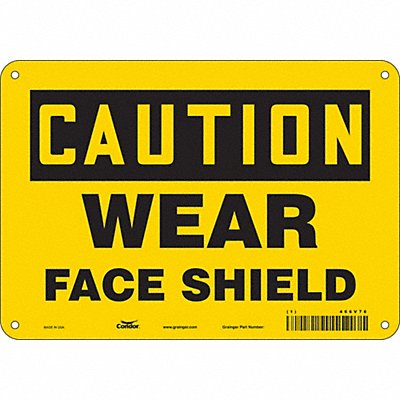 K0312 Safety Sign 7 in x 10 in Aluminum
