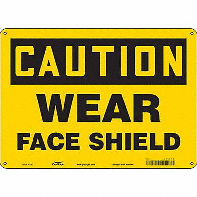 K0312 Safety Sign 10 inx14 in Polyethylene