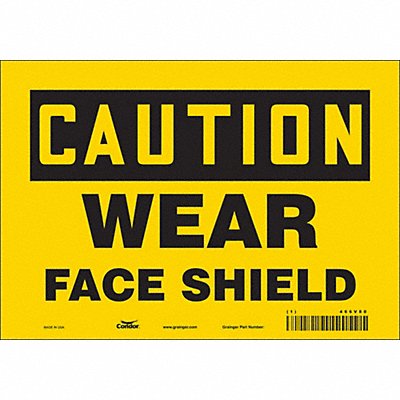 K0312 Safety Sign 7 in x 10 in Vinyl