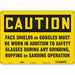Safety Sign 10 inx14 in Polyethylene