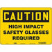 Safety Sign 10 in x 14 in Polyethylene