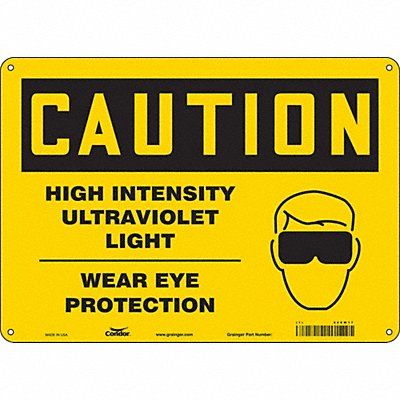 Safety Sign 10 inx14 in Aluminum