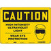 Safety Sign 10 in x 14 in Polyethylene