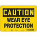 Safety Sign 7 in x 10 in Aluminum