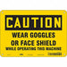 Safety Sign 7 in x 10 in Aluminum