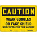 Safety Sign 10 in x 14 in Aluminum