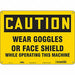 Safety Sign 10 in x 14 in Polyethylene