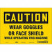 Safety Sign 7 inx10 in Vinyl
