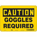 Safety Sign 7 inx10 in Polyethylene