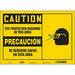 K0345 Safety Sign 10 inx14 in Vinyl