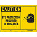 Safety Sign 10 in x 14 in Polyethylene