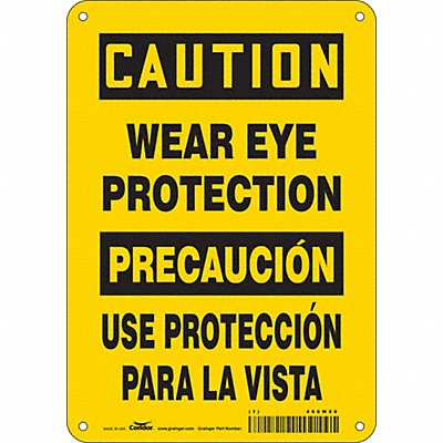 Safety Sign 10 inx7 in Aluminum