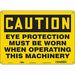 Safety Sign 10 inx14 in Aluminum