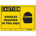 Safety Sign 10 inx14 in Polyethylene