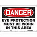 Safety Sign 10 inx14 in Aluminum
