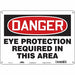 Safety Sign 10 in x 14 in Aluminum