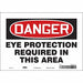 Safety Sign 7 in x 10 in Vinyl