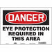 Safety Sign 10 in x 14 in Vinyl