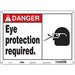 Safety Sign 10 in x 14 in Aluminum