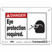 Safety Sign 5 inx7 in Polyethylene