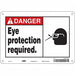 Safety Sign 7 inx10 in Polyethylene