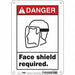 Safety Sign 10 in x 7 in Polyethylene