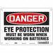 Safety Sign 7 in x 10 in Polyethylene