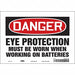 Safety Sign 7 in x 10 in Vinyl