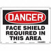 Safety Sign 10 in x 14 in Aluminum