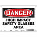 Safety Sign 7 in x 10 in Aluminum