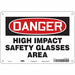 Safety Sign 7 in x 10 in Polyethylene