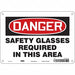 Safety Sign 7 in x 10 in Aluminum