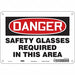 Safety Sign 7 inx10 in Polyethylene
