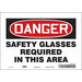 Safety Sign 7 inx10 in Vinyl
