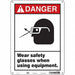 Safety Sign 14 in x 10 in Aluminum