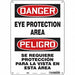 Safety Sign 14 in x 10 in Polyethylene