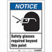 Safety Sign 14 inx10 in Vinyl