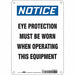 Safety Sign 10 in x 7 in Aluminum
