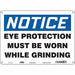 Safety Sign 10 in x 14 in Polyethylene