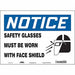 Safety Sign 10 inx14 in Vinyl