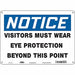 Safety Sign 10 in x 14 in Polyethylene
